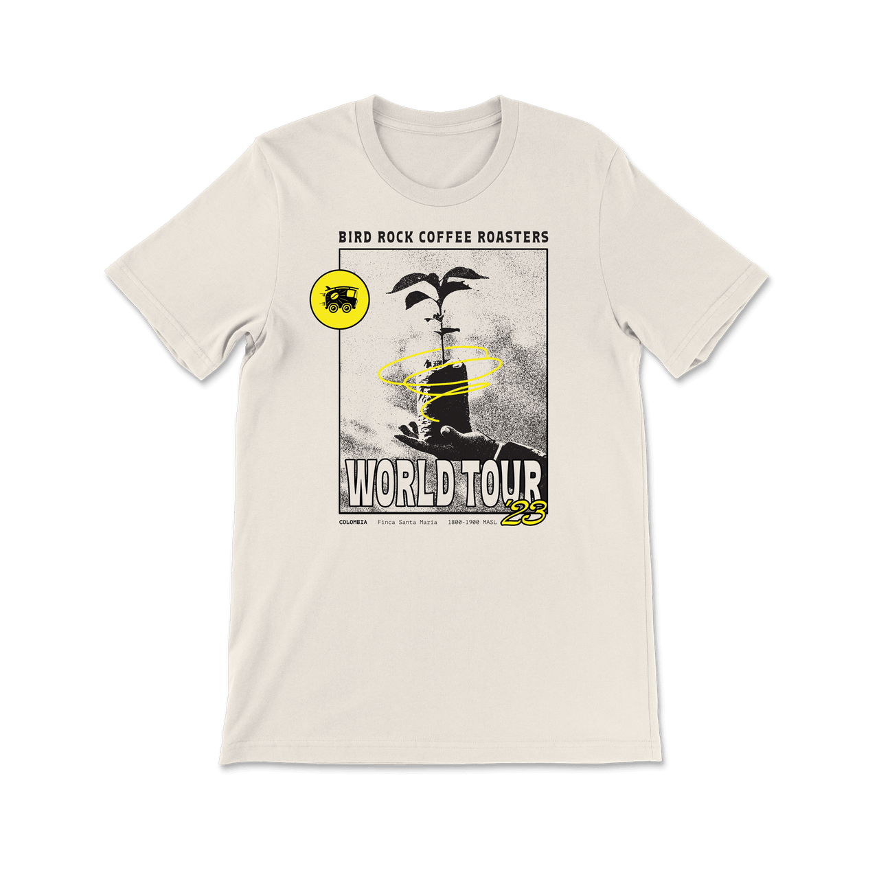 Vintage World Tour Tee: Tan