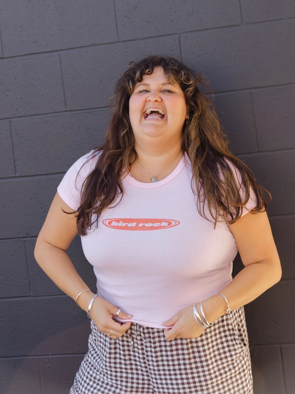 Retro Baby Tee | Pink Bubble Gum
