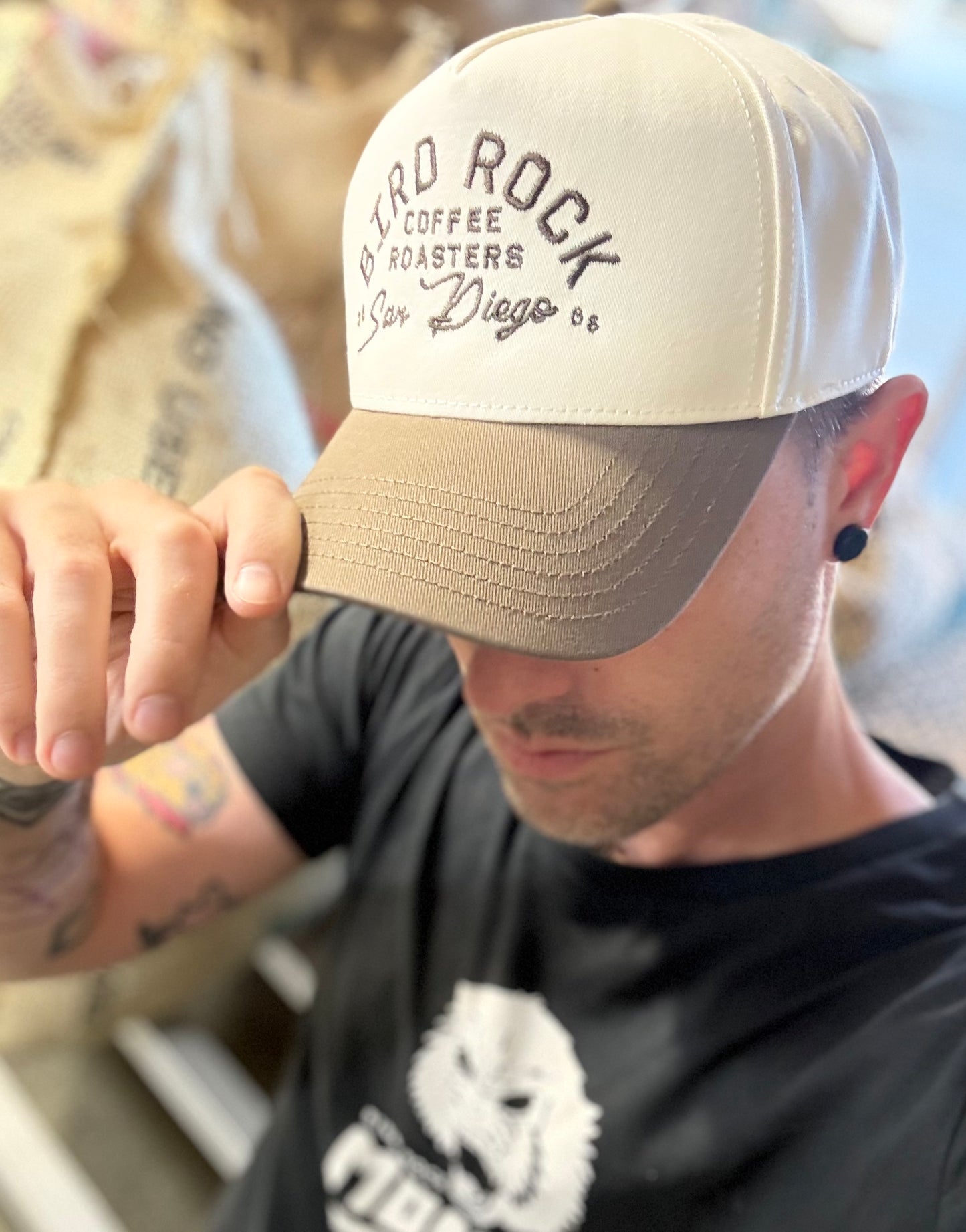 Classic Two-Toned Cap: Walnut